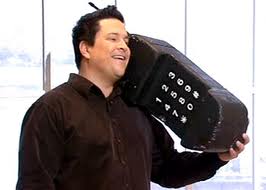 A huge mobile phone with mega-size keypad